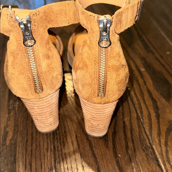 Kork-Ease Tan Suede Block Heel Sandals size 10 - Picture 5 of 10